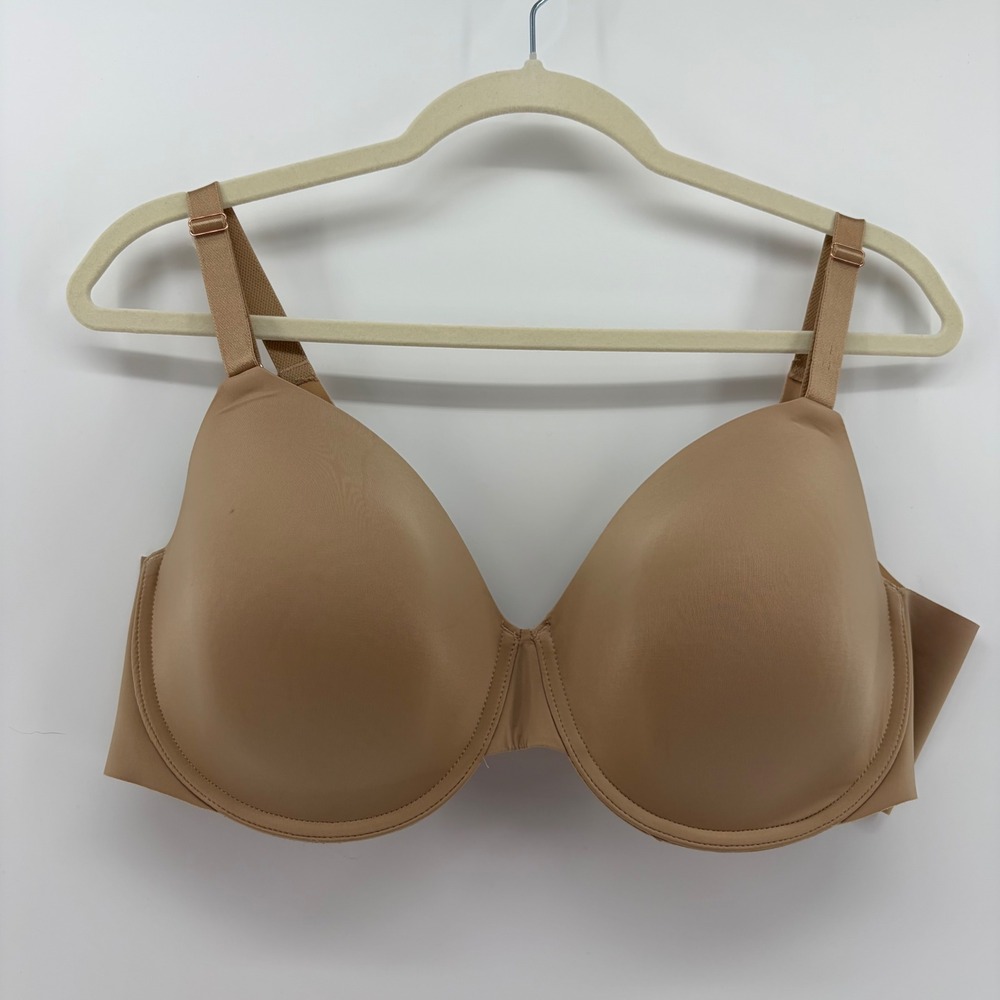 Soma Vanishing 360 Perfect Coverage Bra 40D Nude Underwire Adjustable Straps